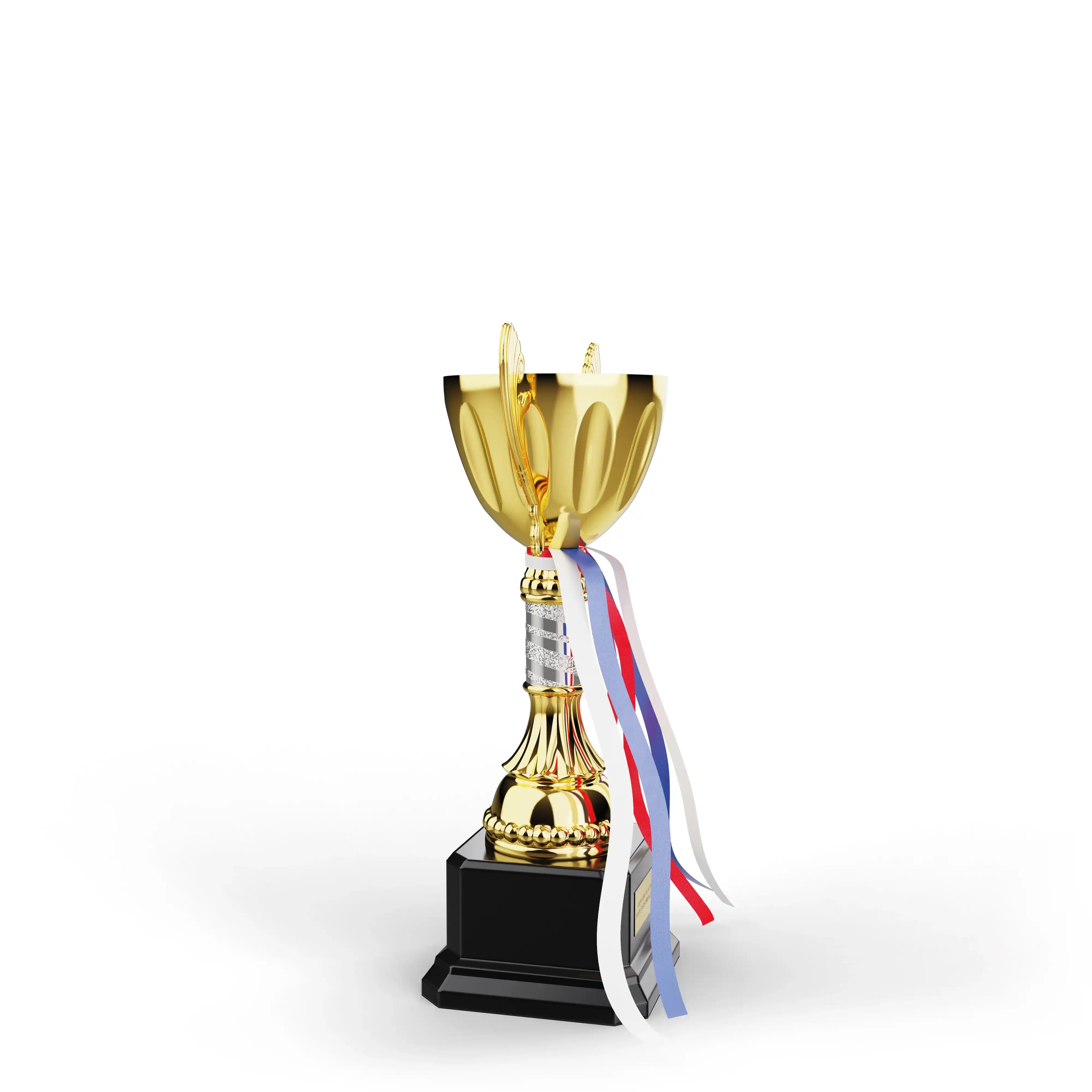 coupe en métal or et argent