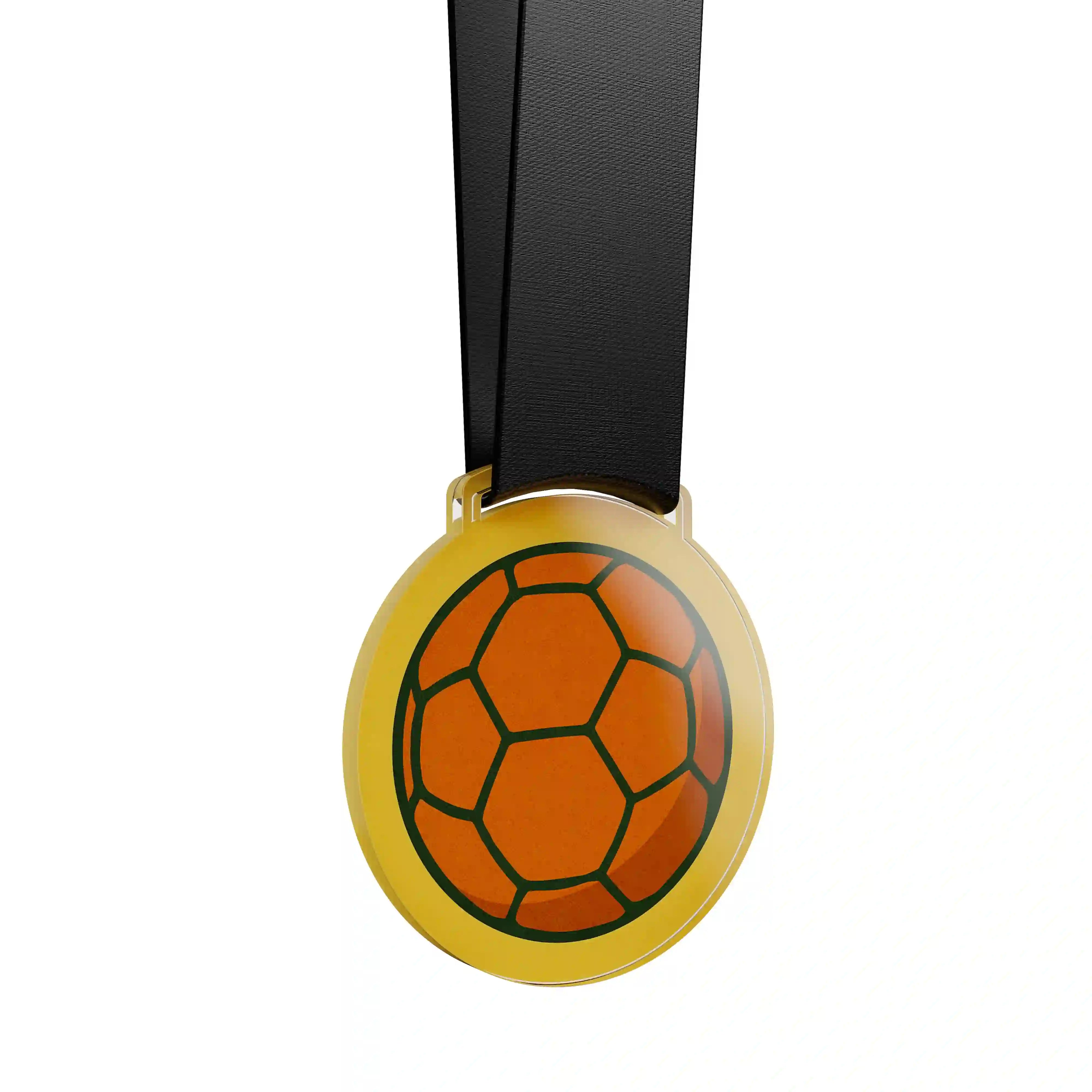 médaille acrylique représentant le handball