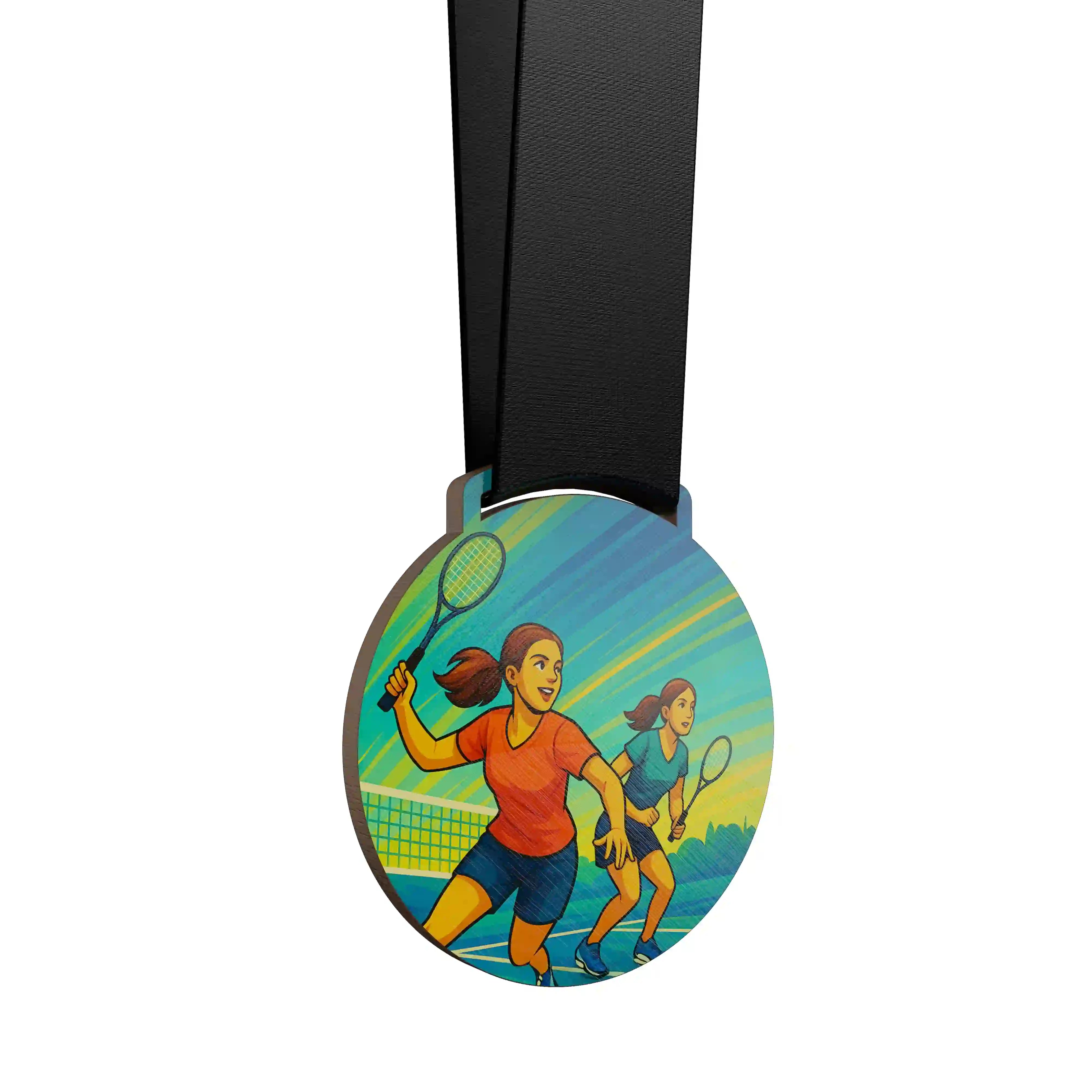 Médaille duo femme badminton