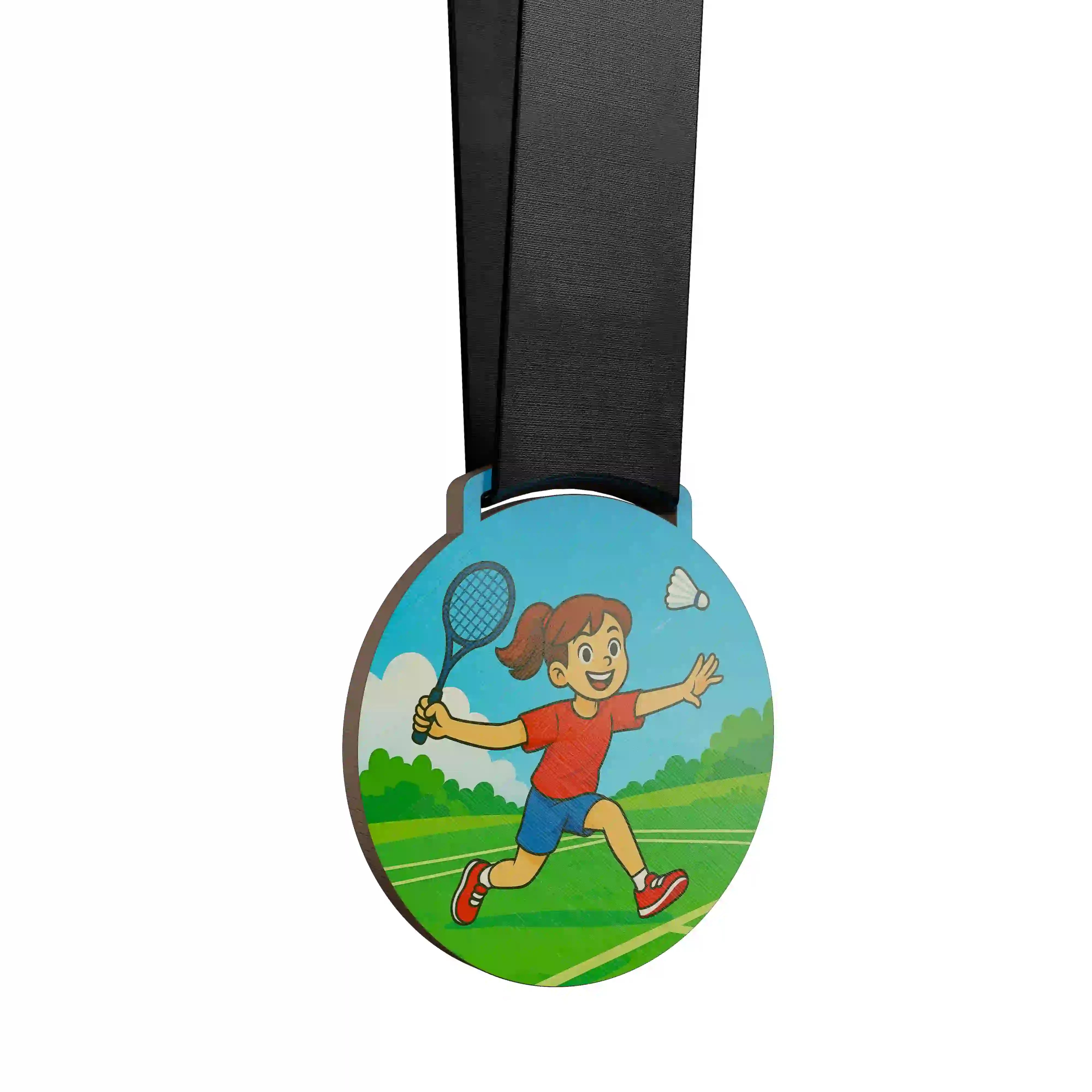 médaille badminton fille