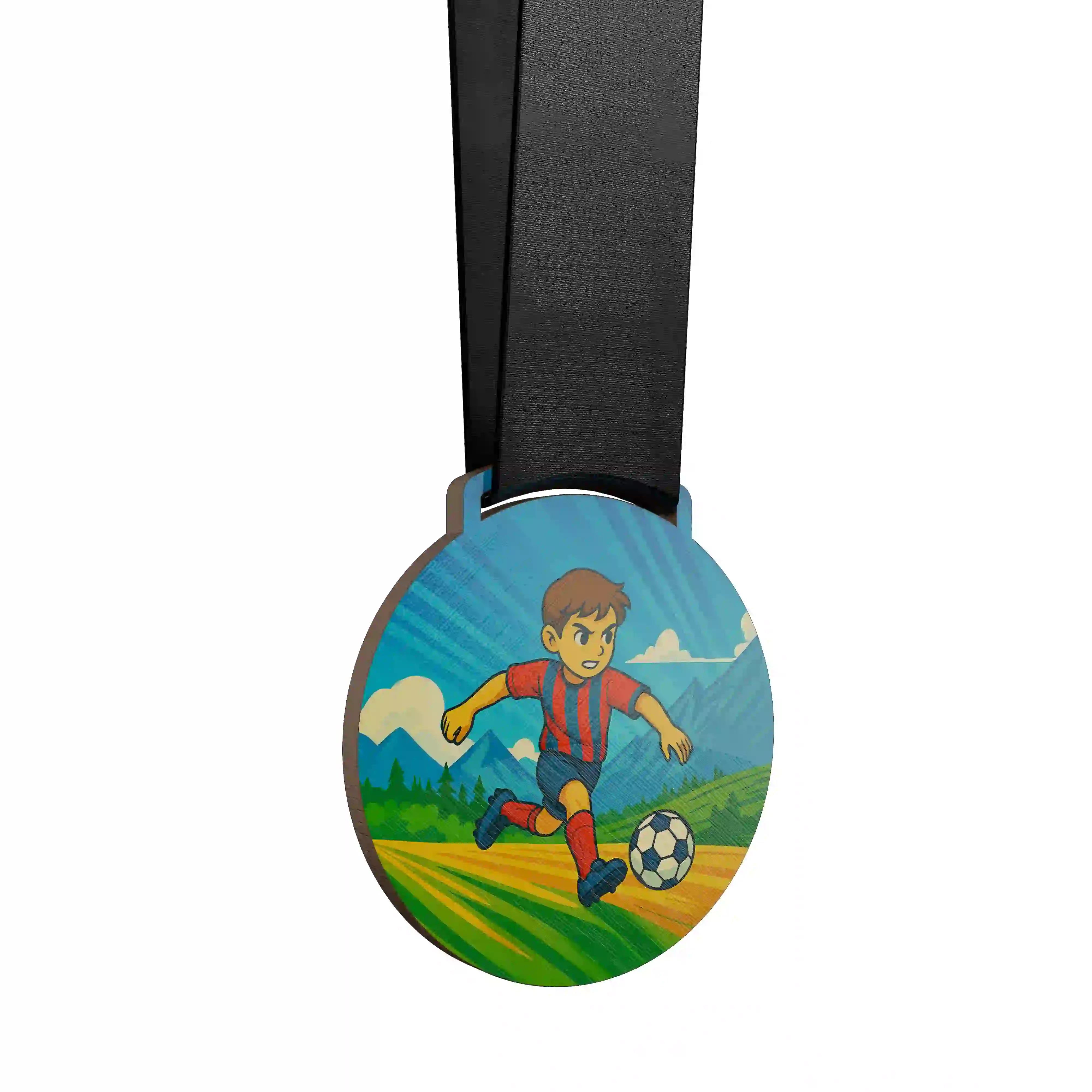 Médaille foot garcon