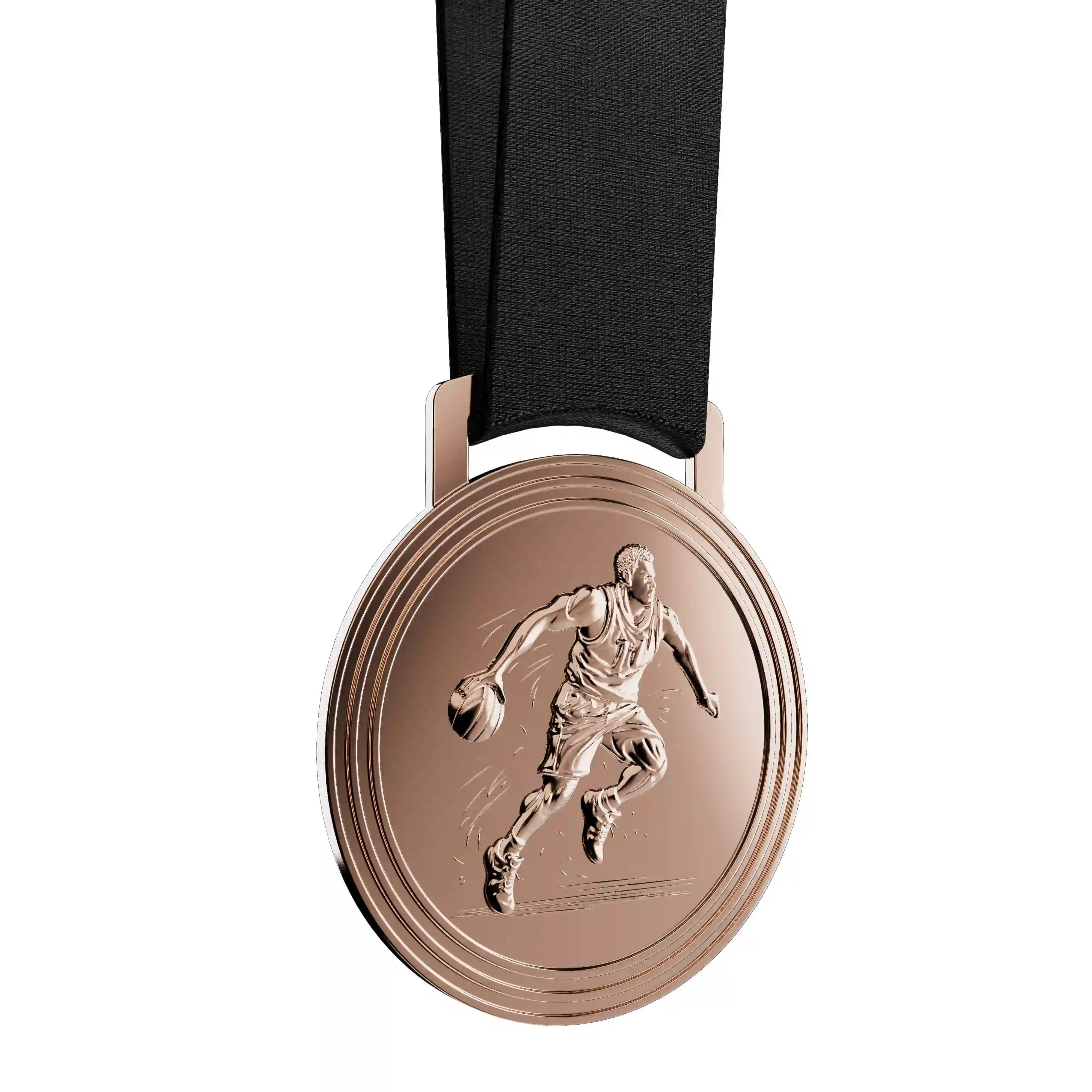 médaille bronze d'un joueur de basketball