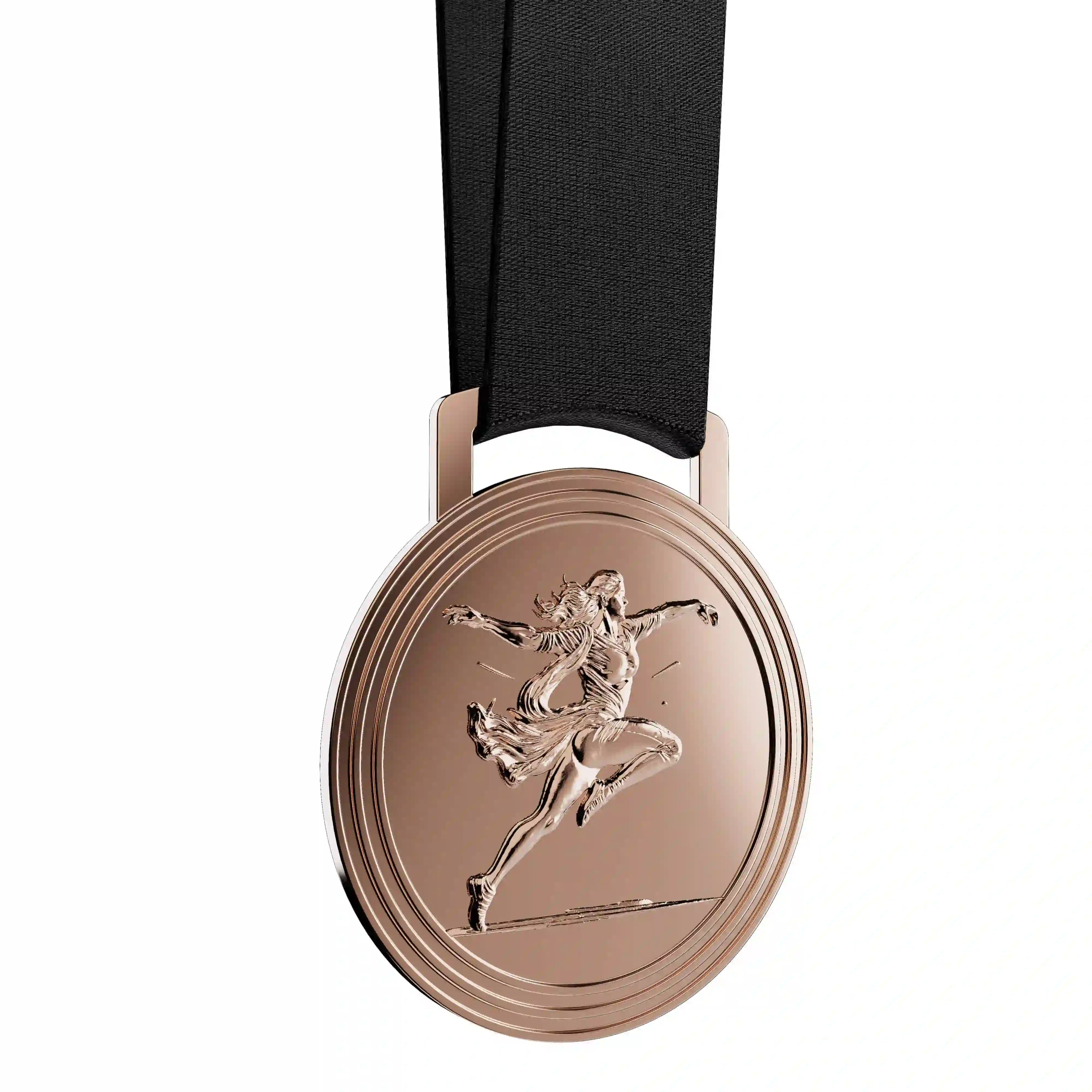 médaille bronze d'une danseuse
