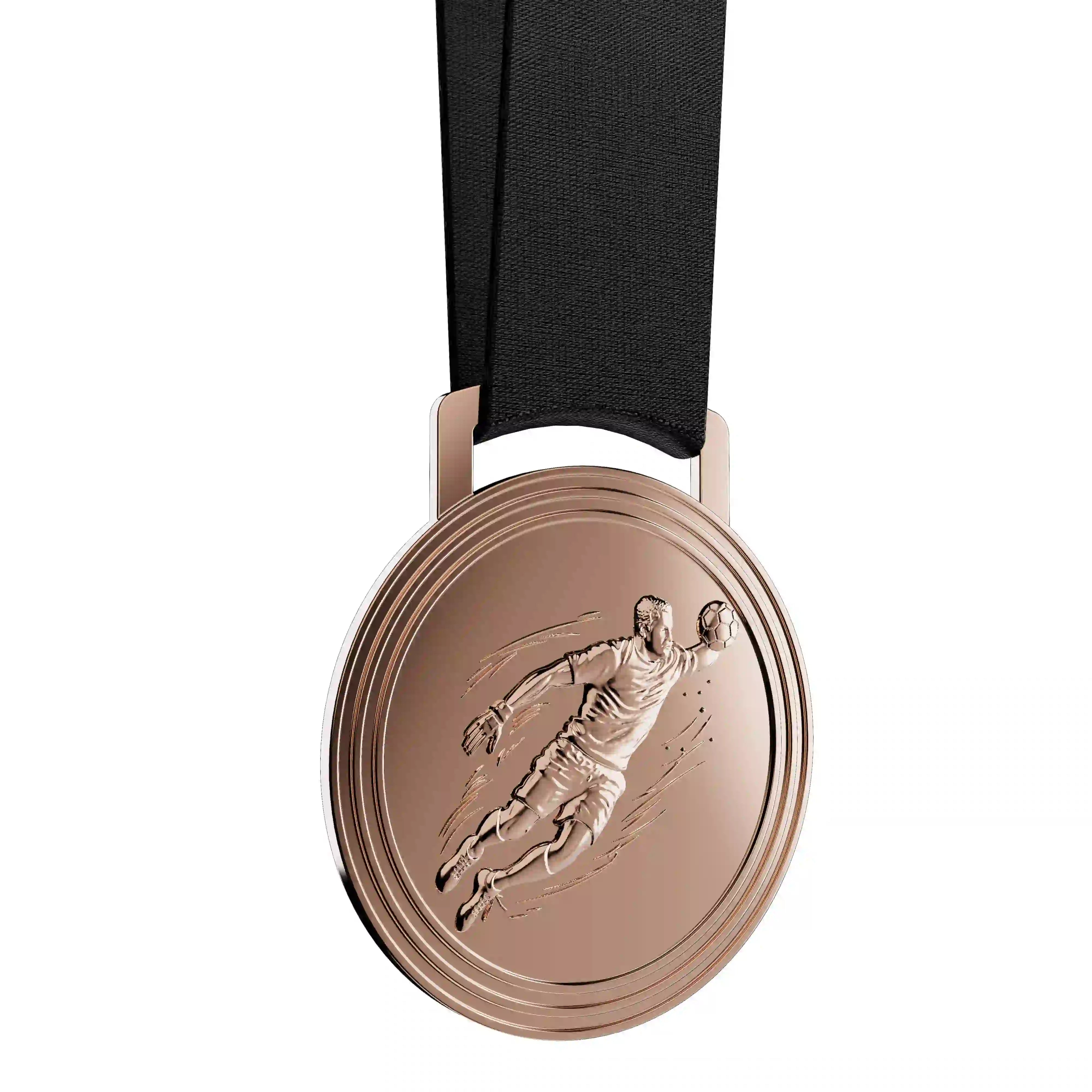 médaille de bronze d'un gardien de football