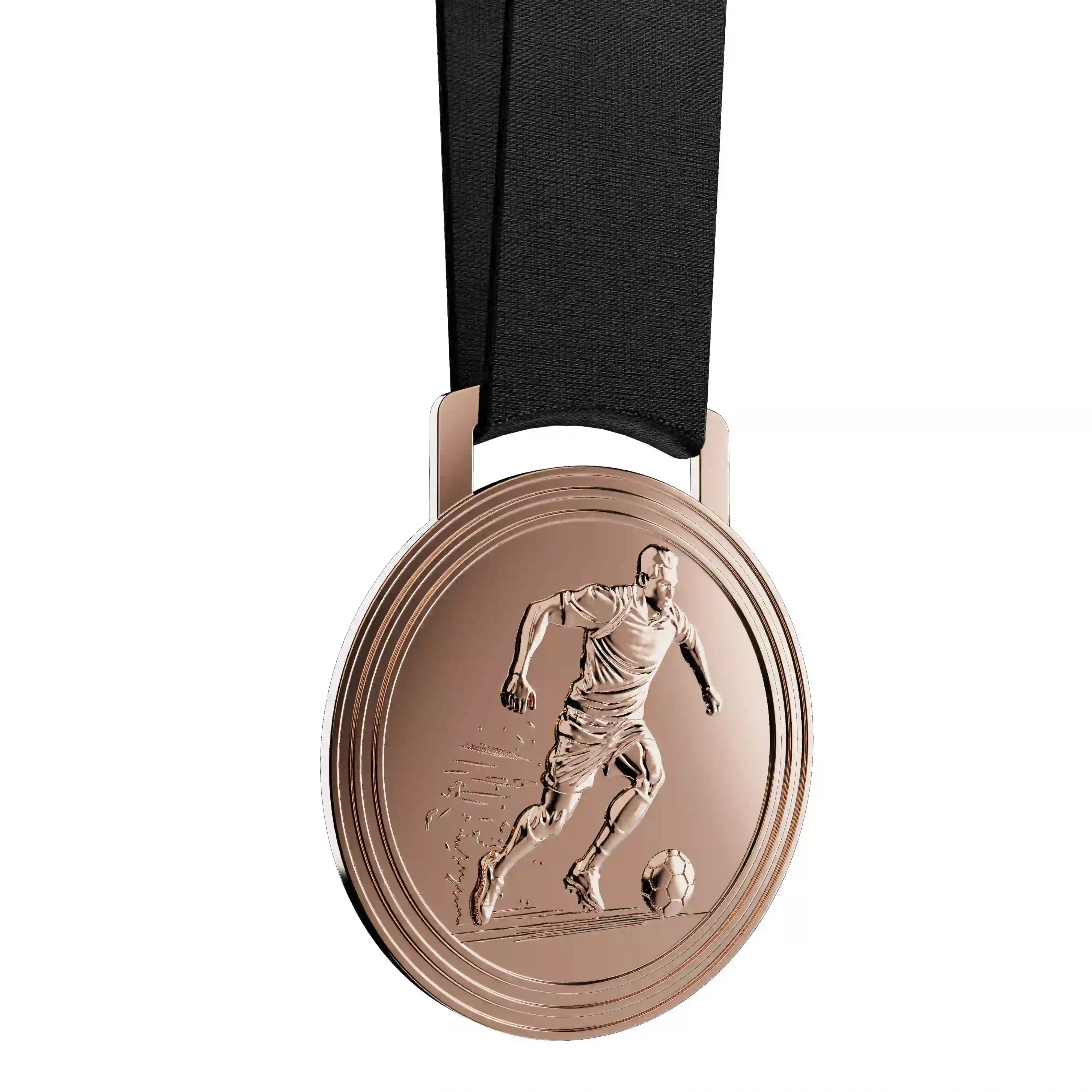 médaille de bronze d'un footballeur