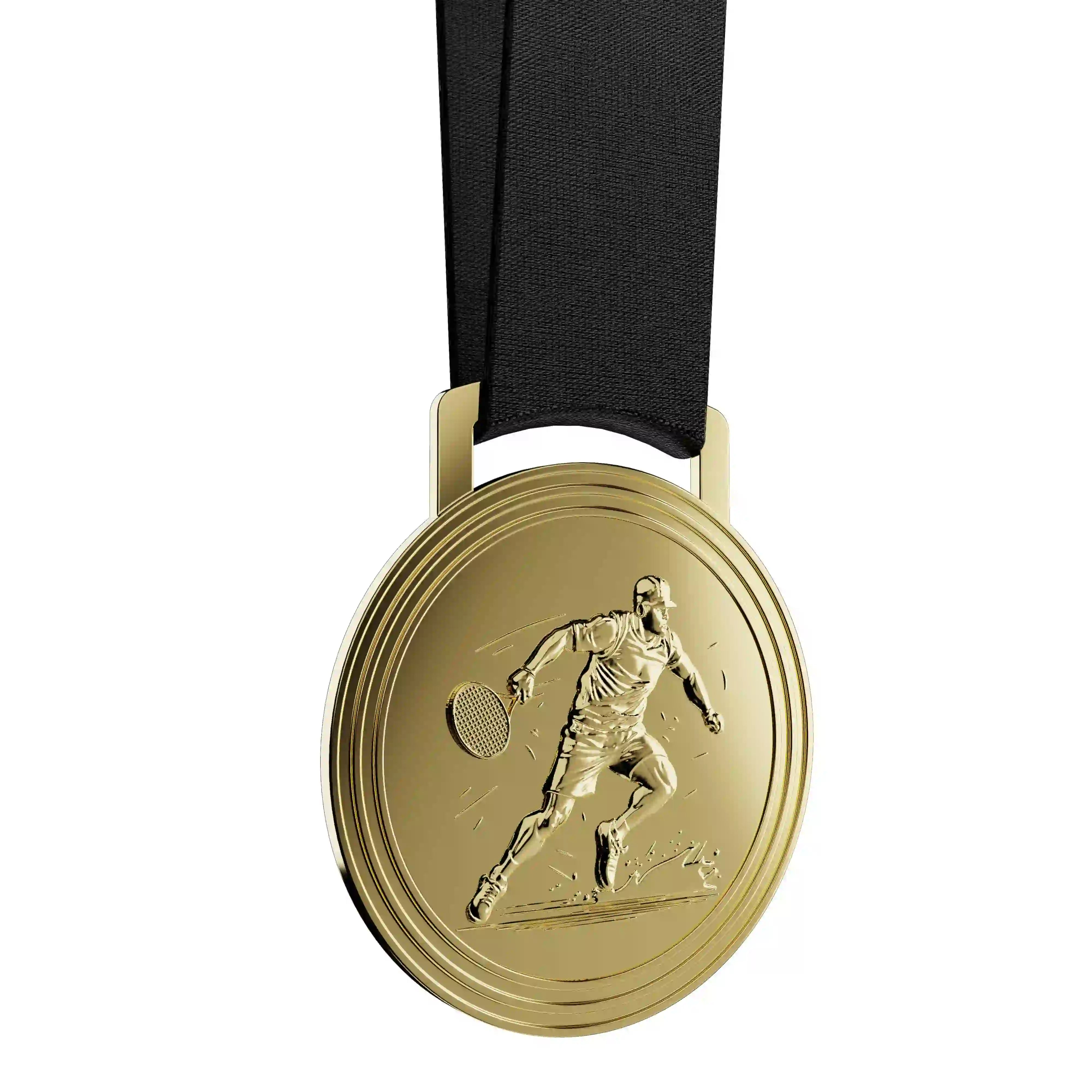 médaille en or d'un joueur de tennis