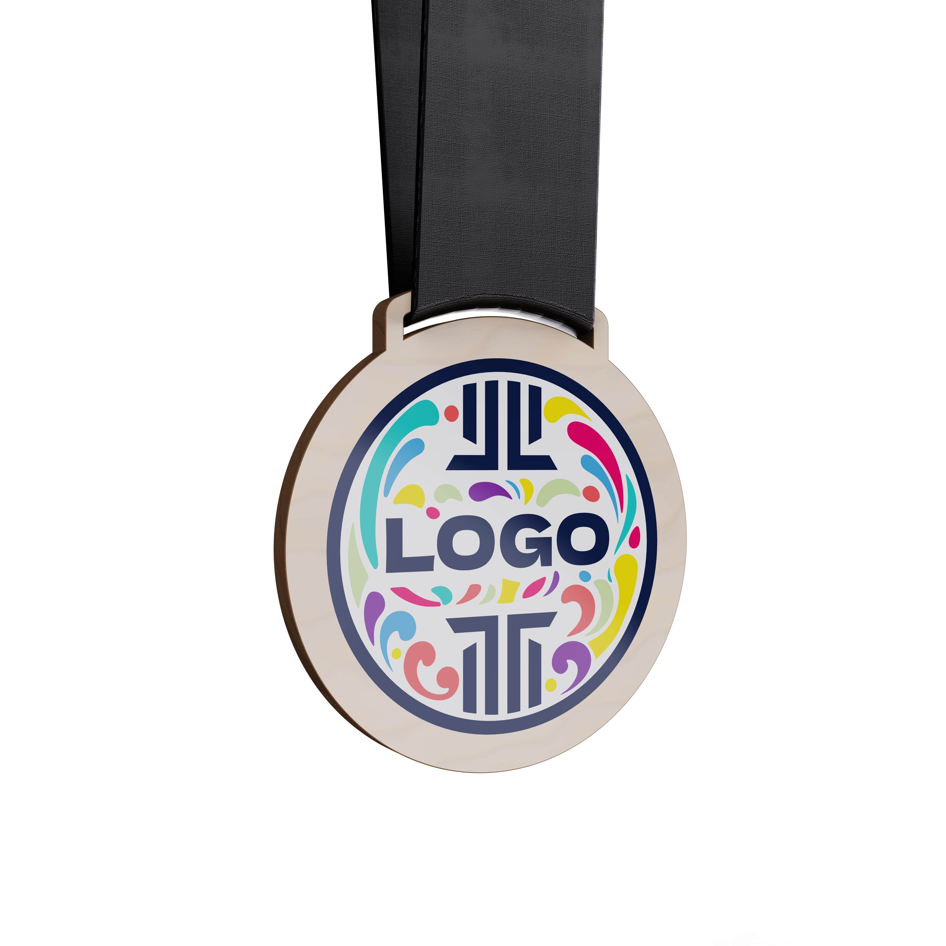 médaille en bois personnalisable