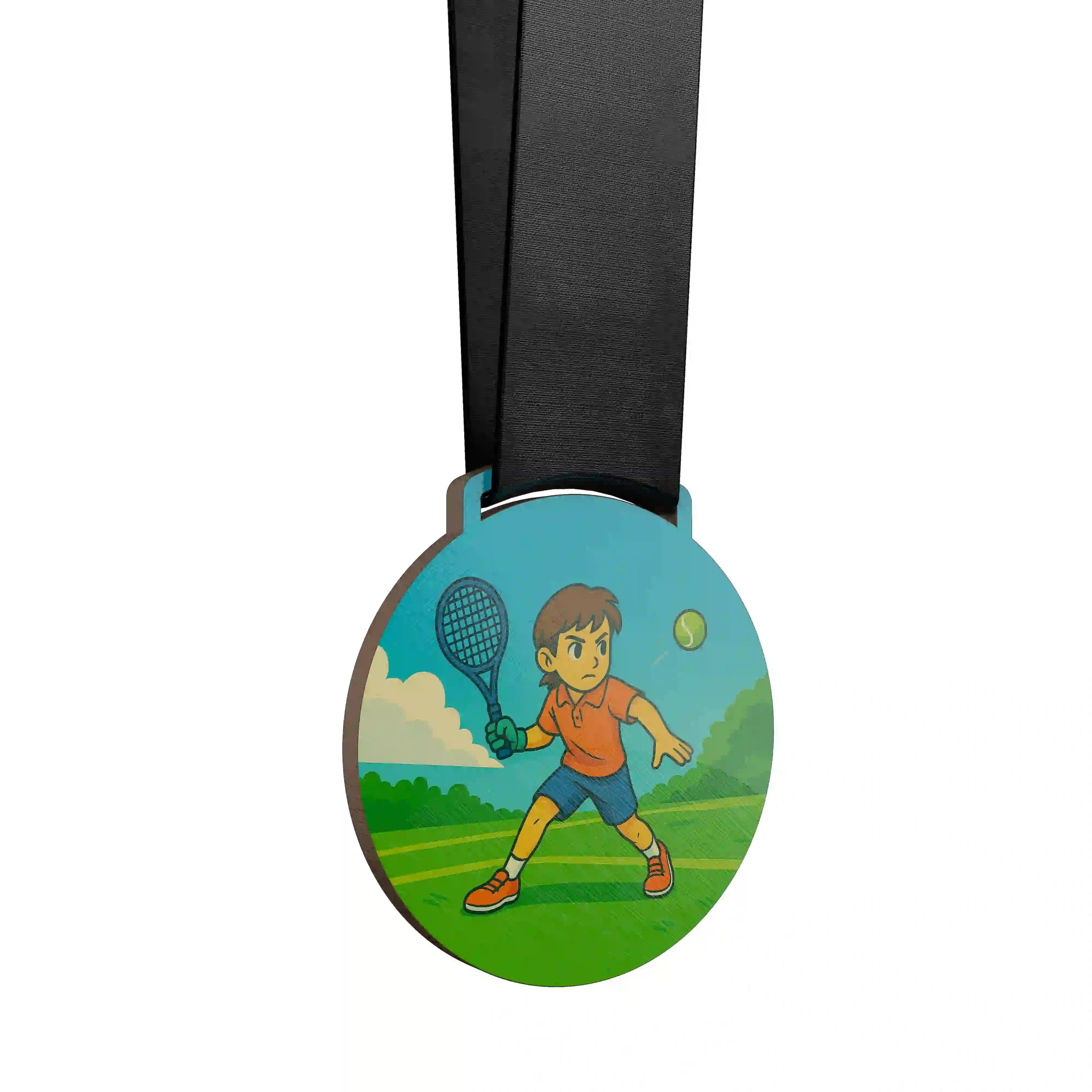médaille tennis garcon