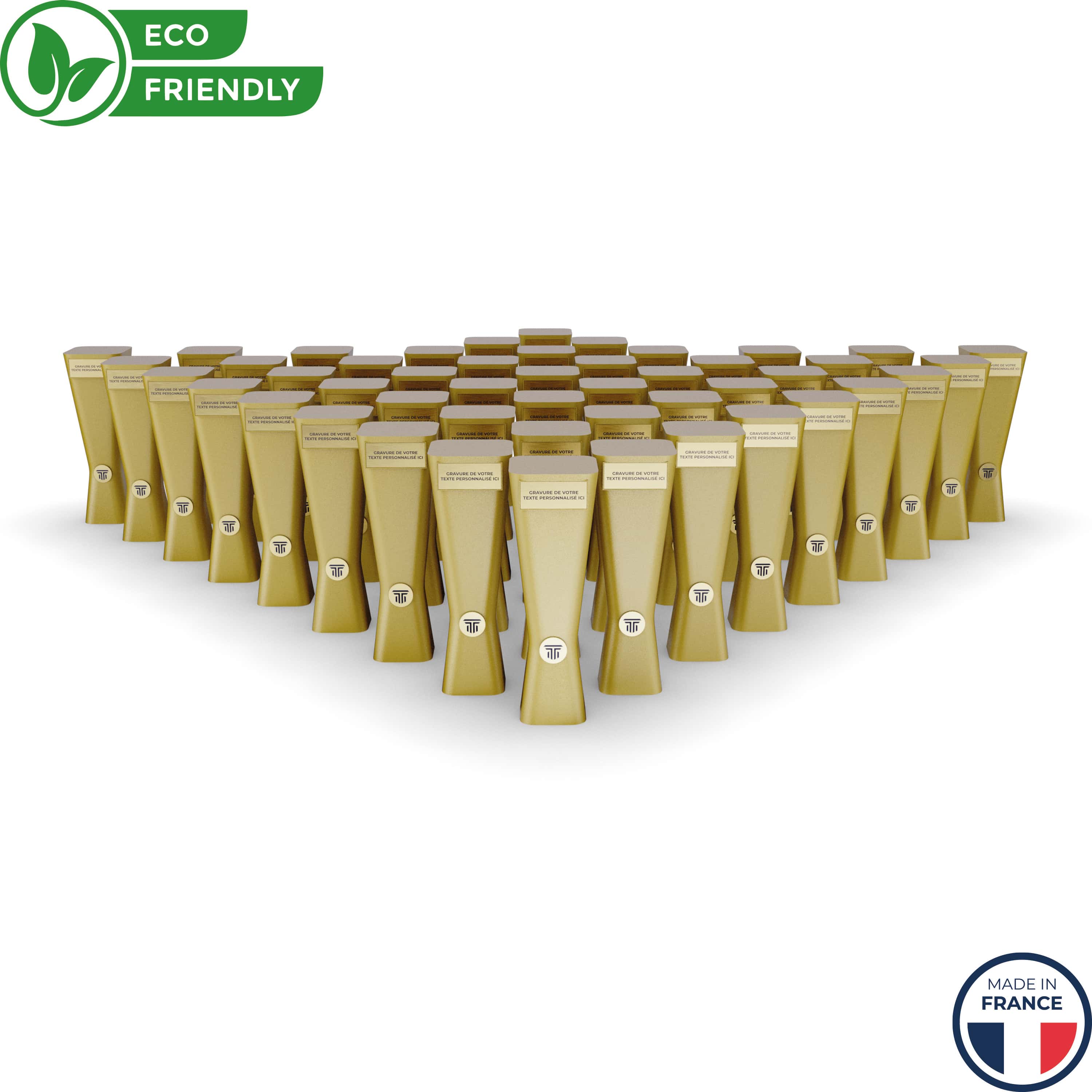 trophée personnalisable en lot de 48