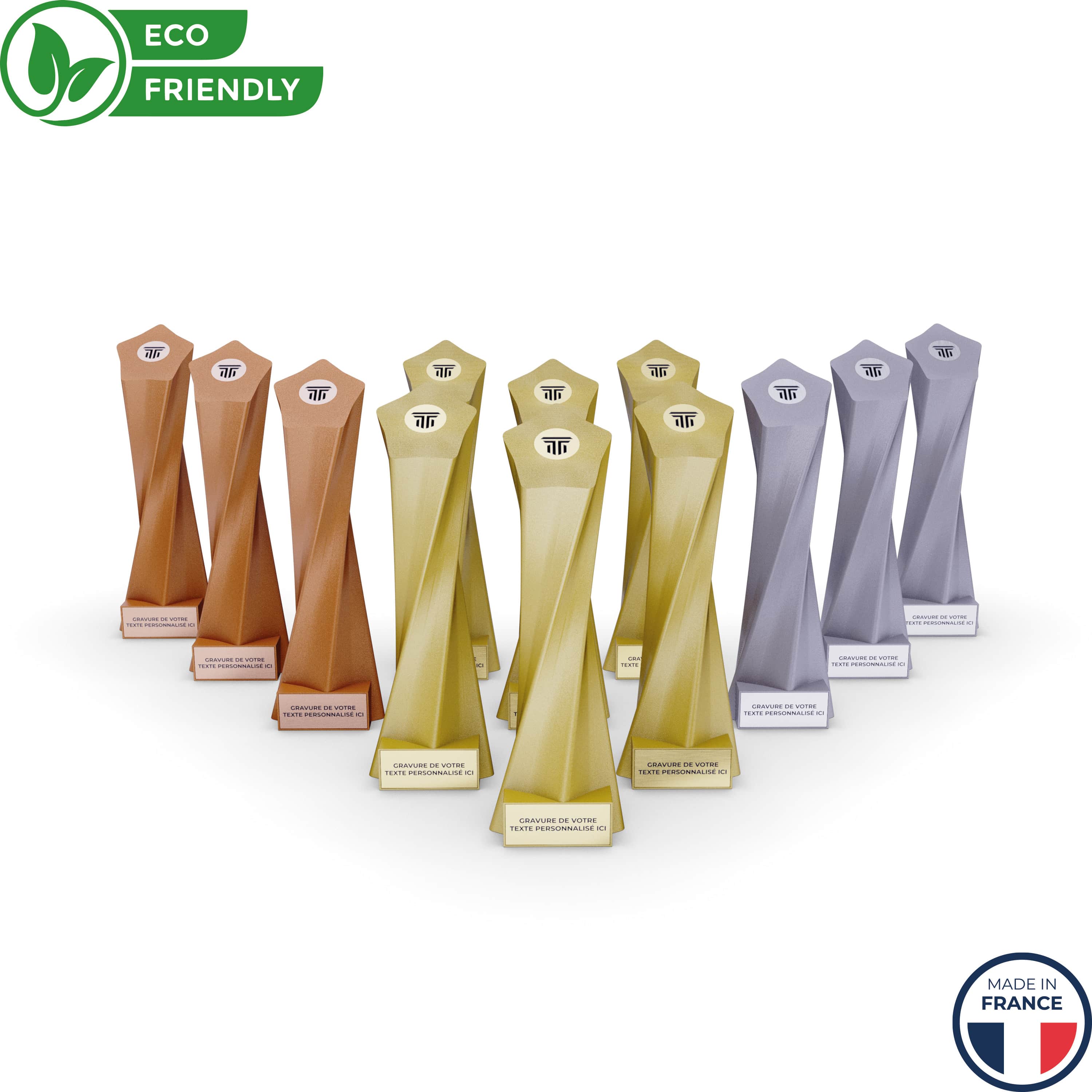 trophée design pas cher en lot 12