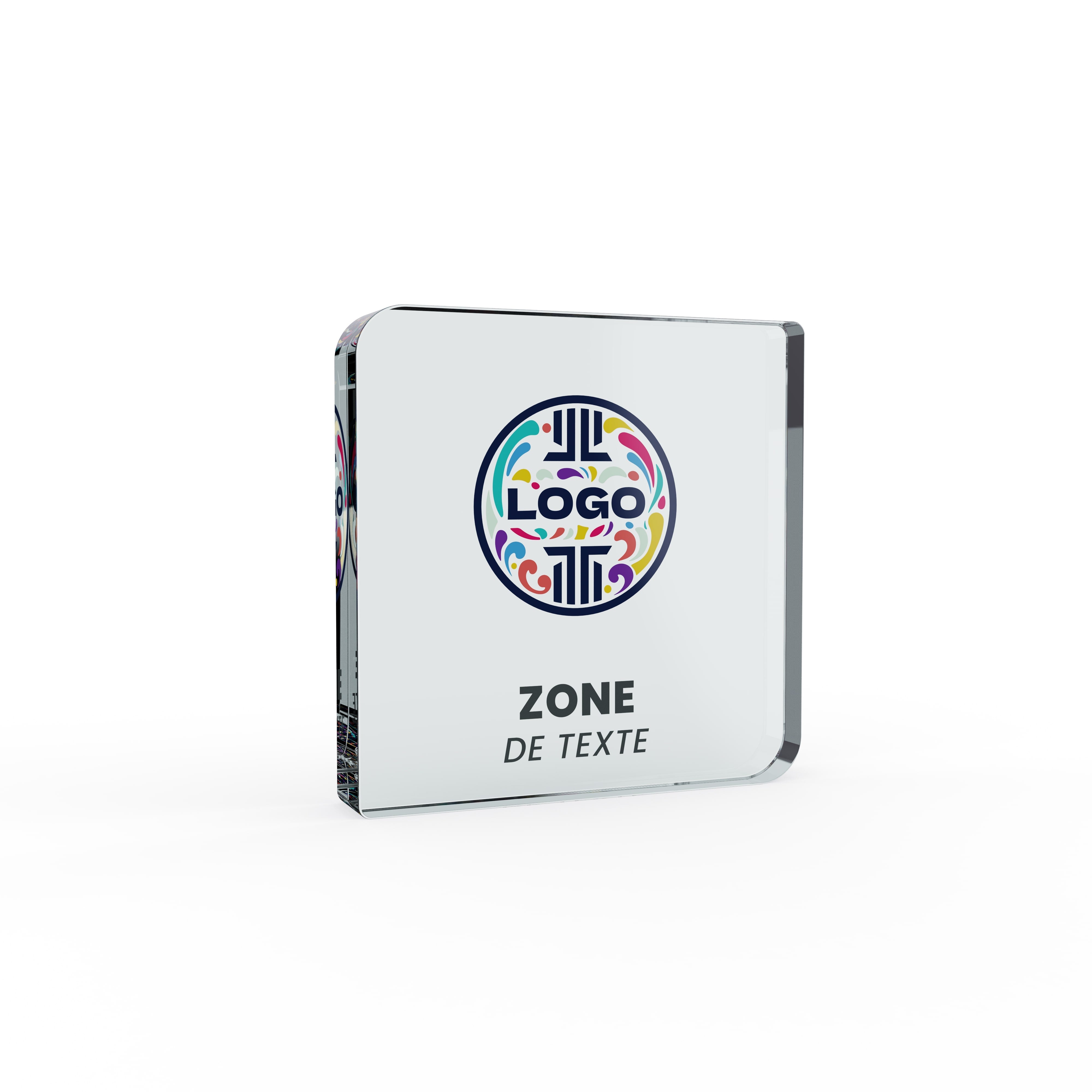 trophée en verre pas cher