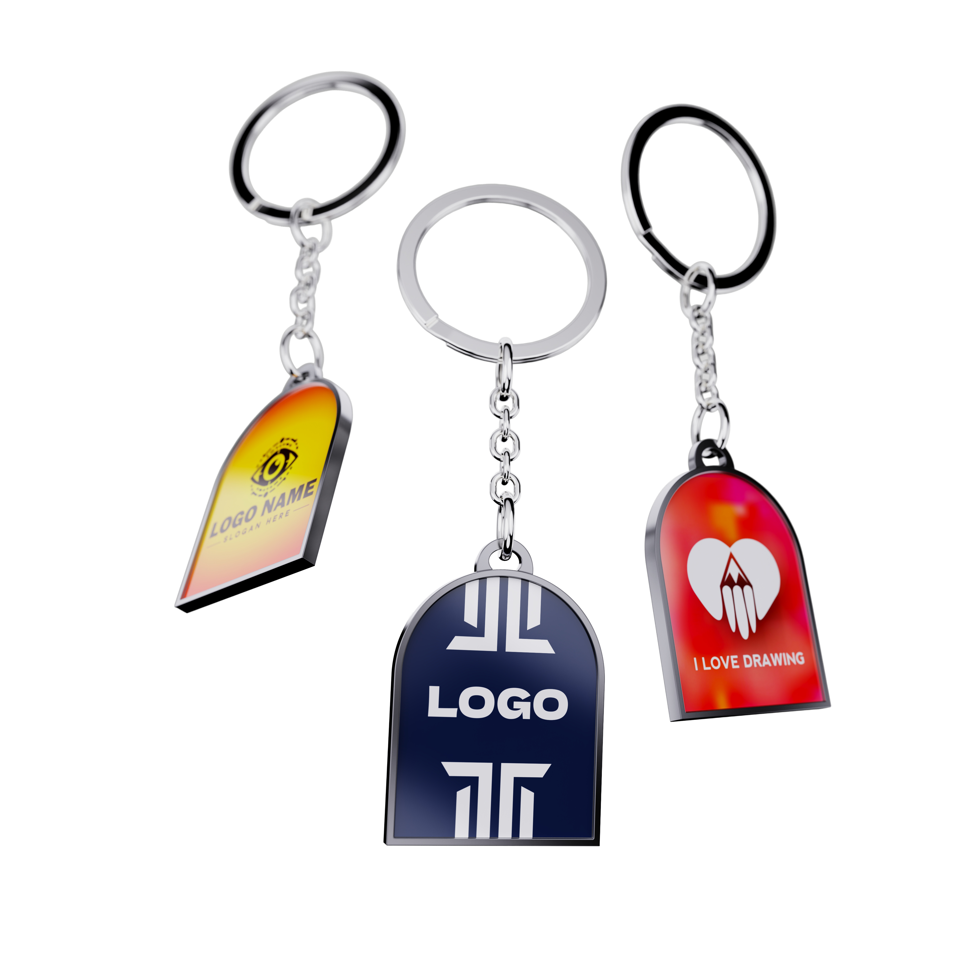 visuel de présentation des porte-clés