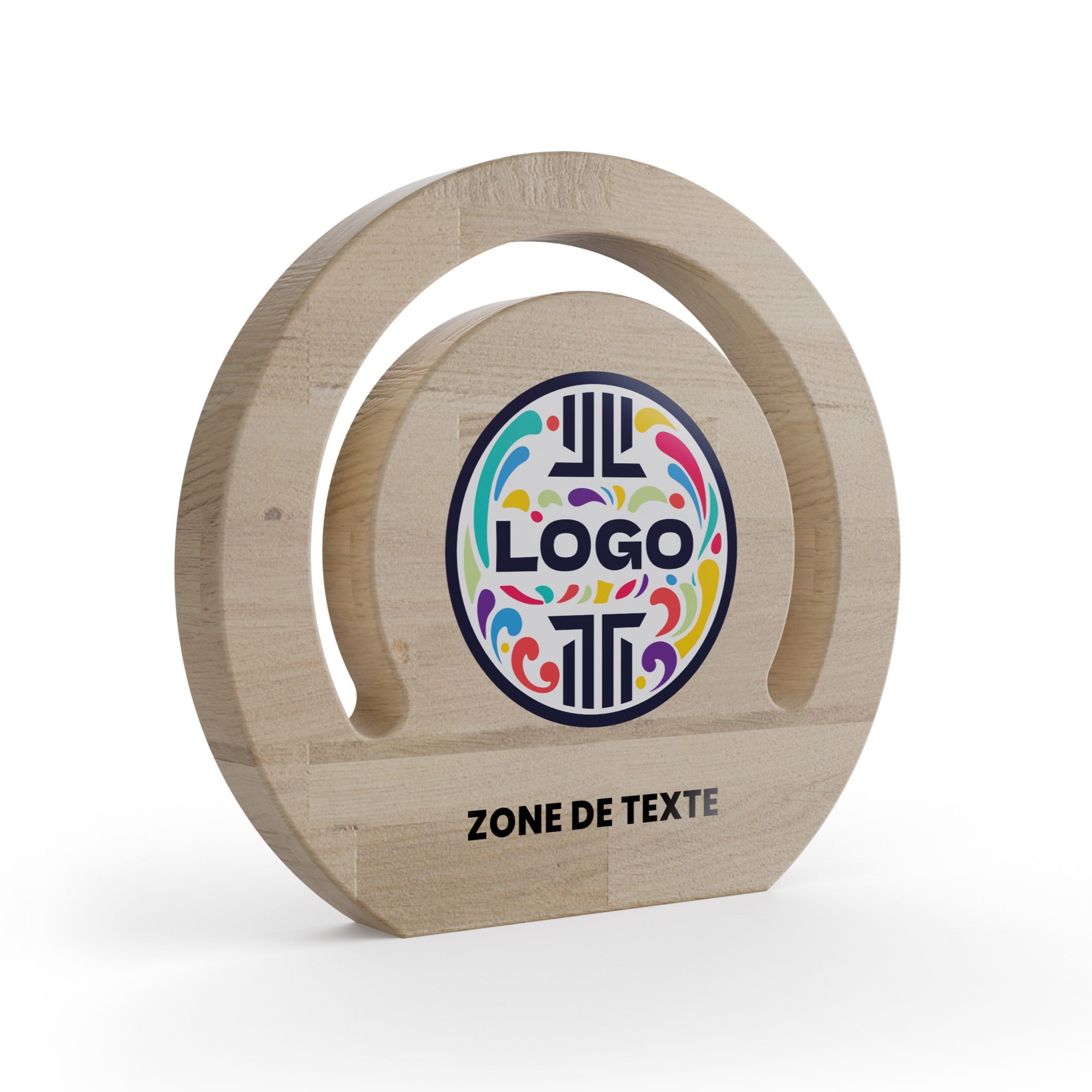 visuel de présentation des trophées bois/plexi