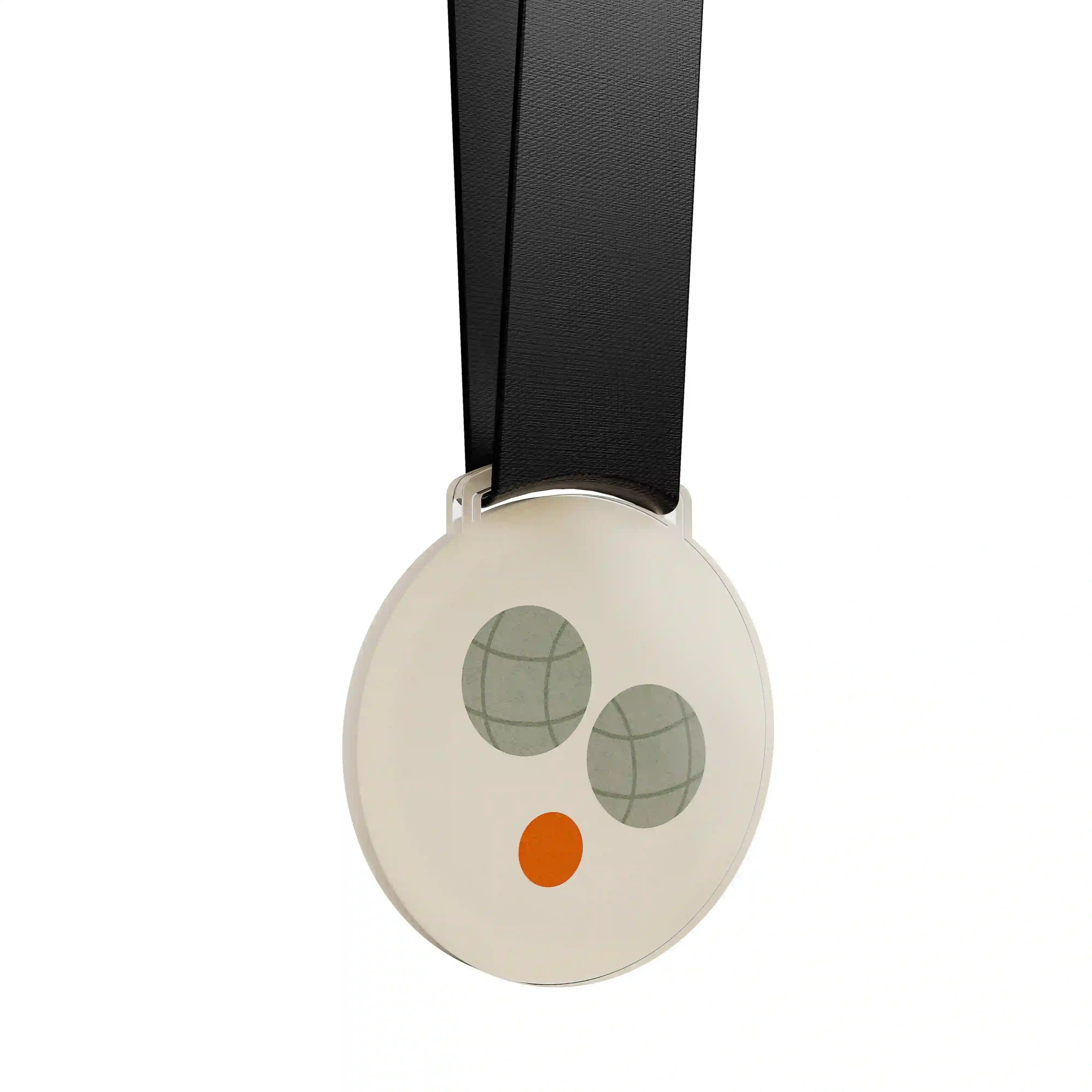 médaille acrylique représentant la pétanque 