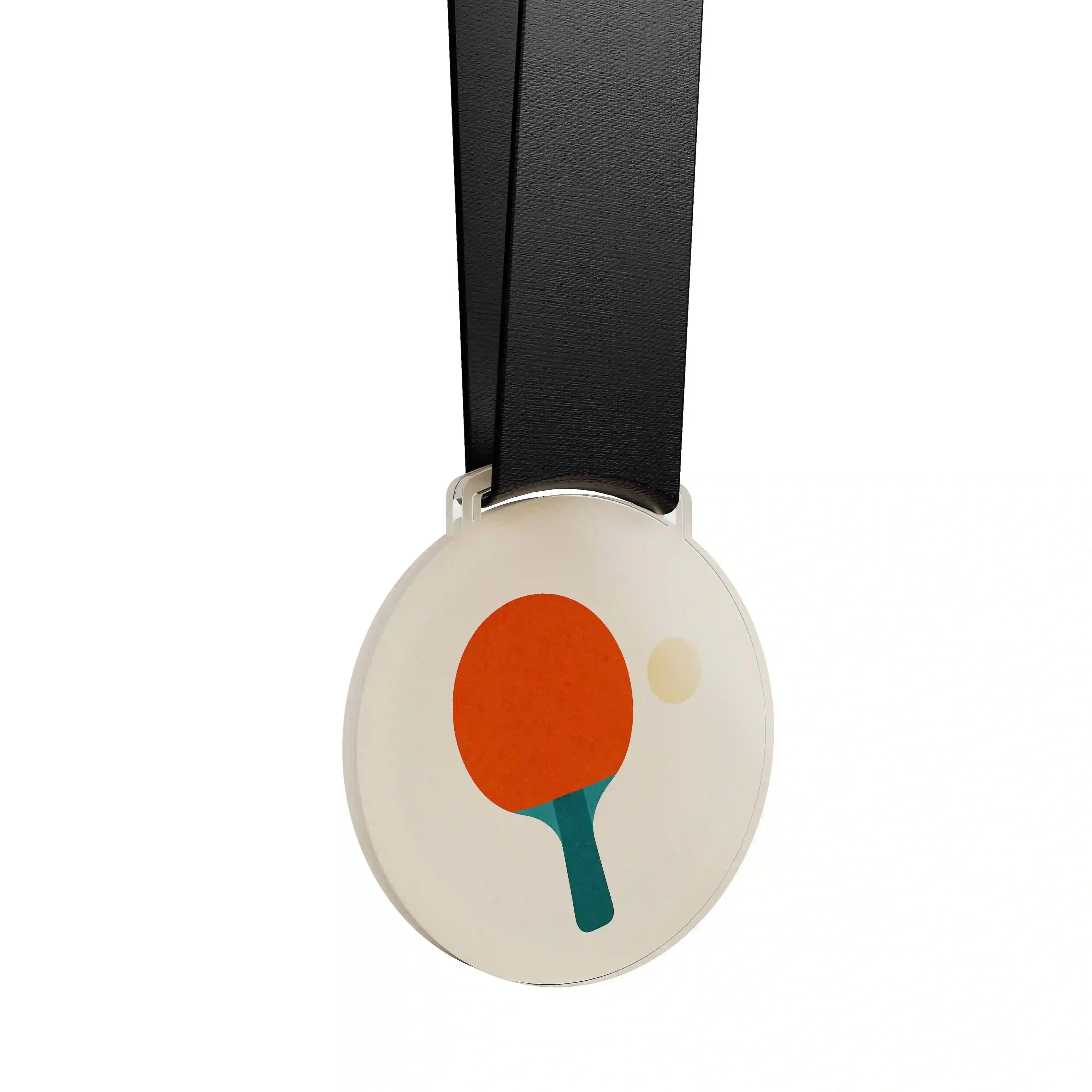 médaille acrylique représentant le ping pong 