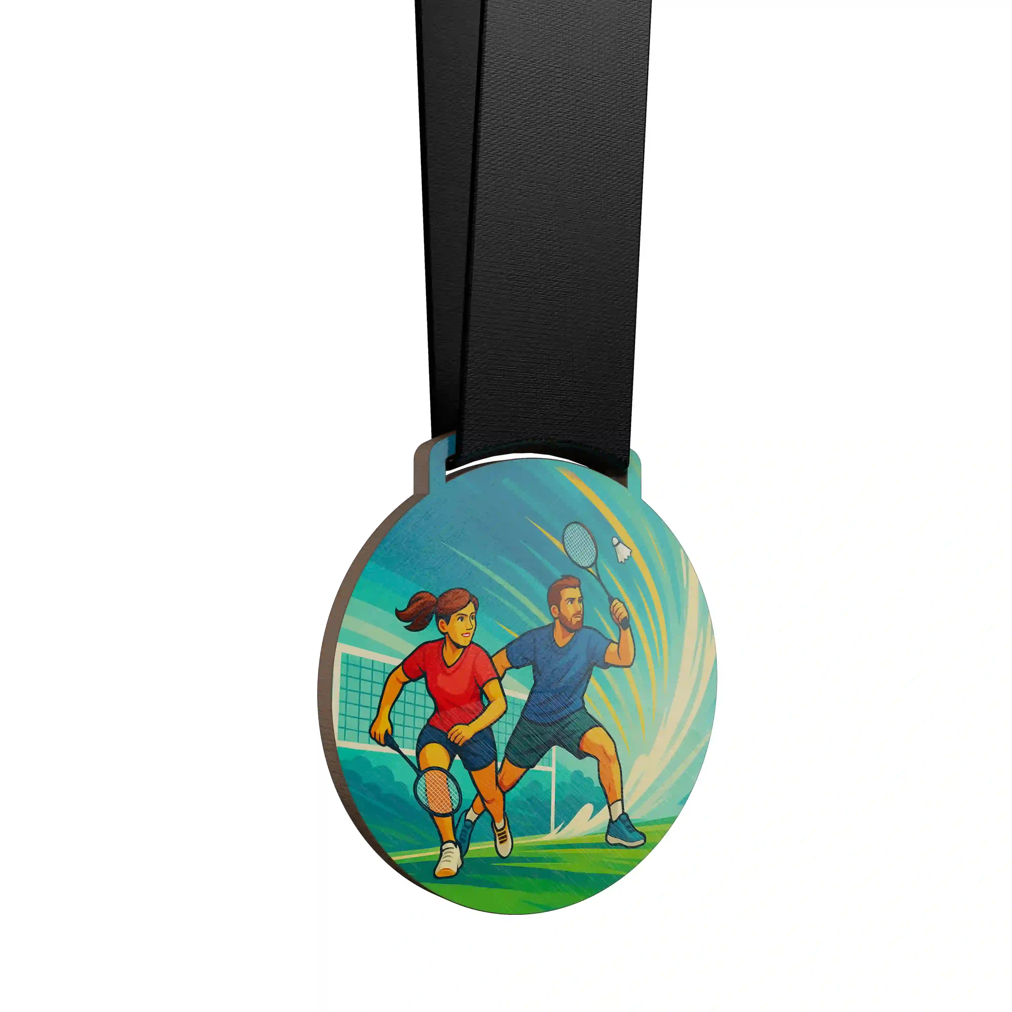 Médaille badminton mixte