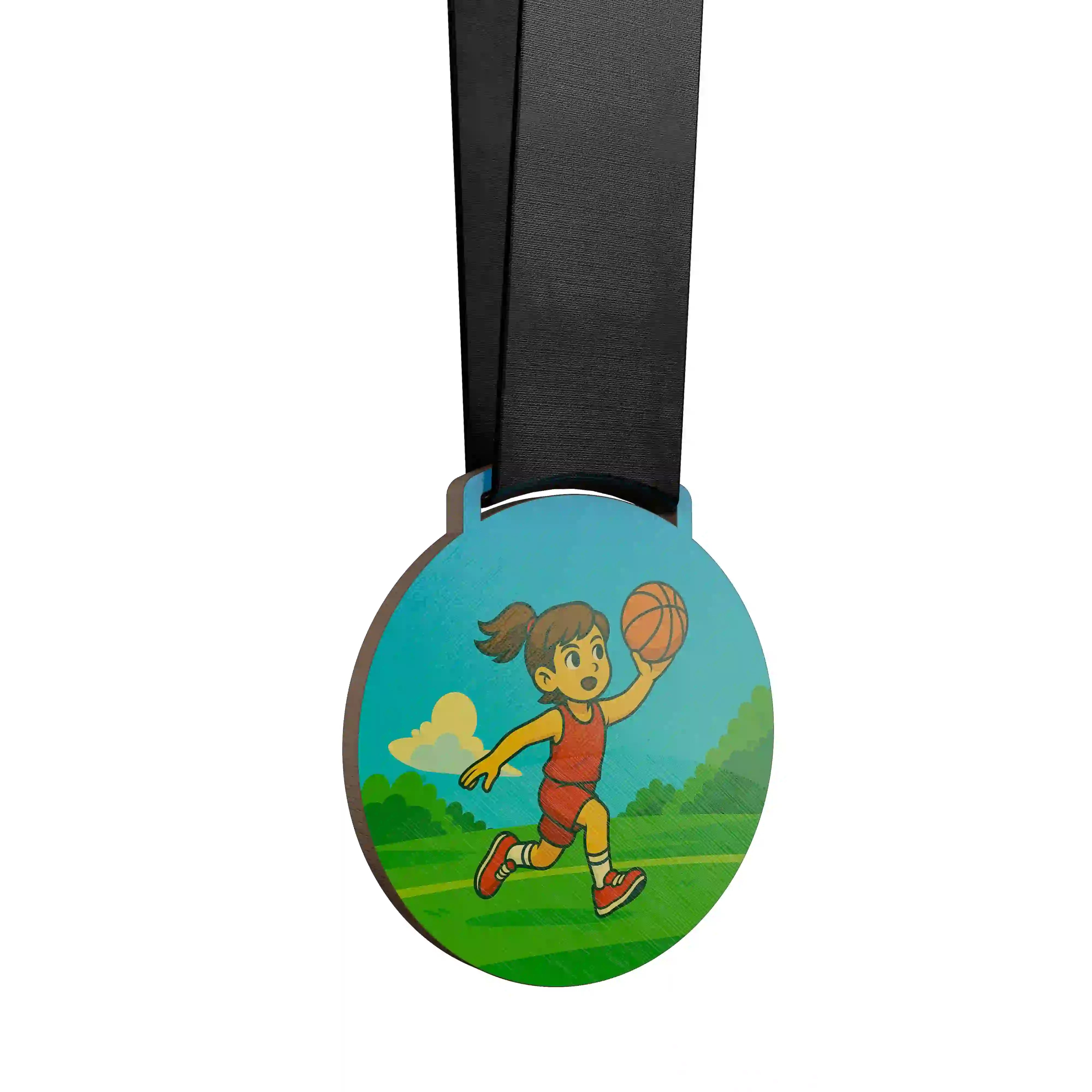 médaille basket fille