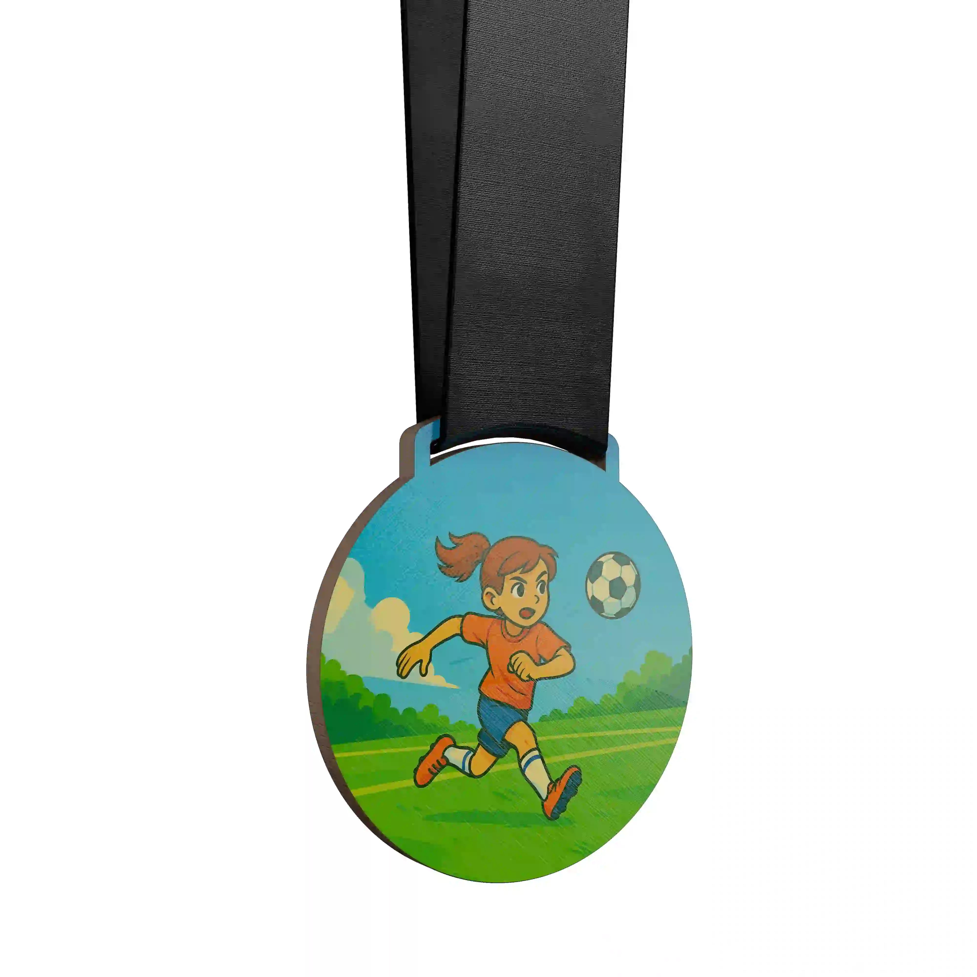 Médaille foot fille