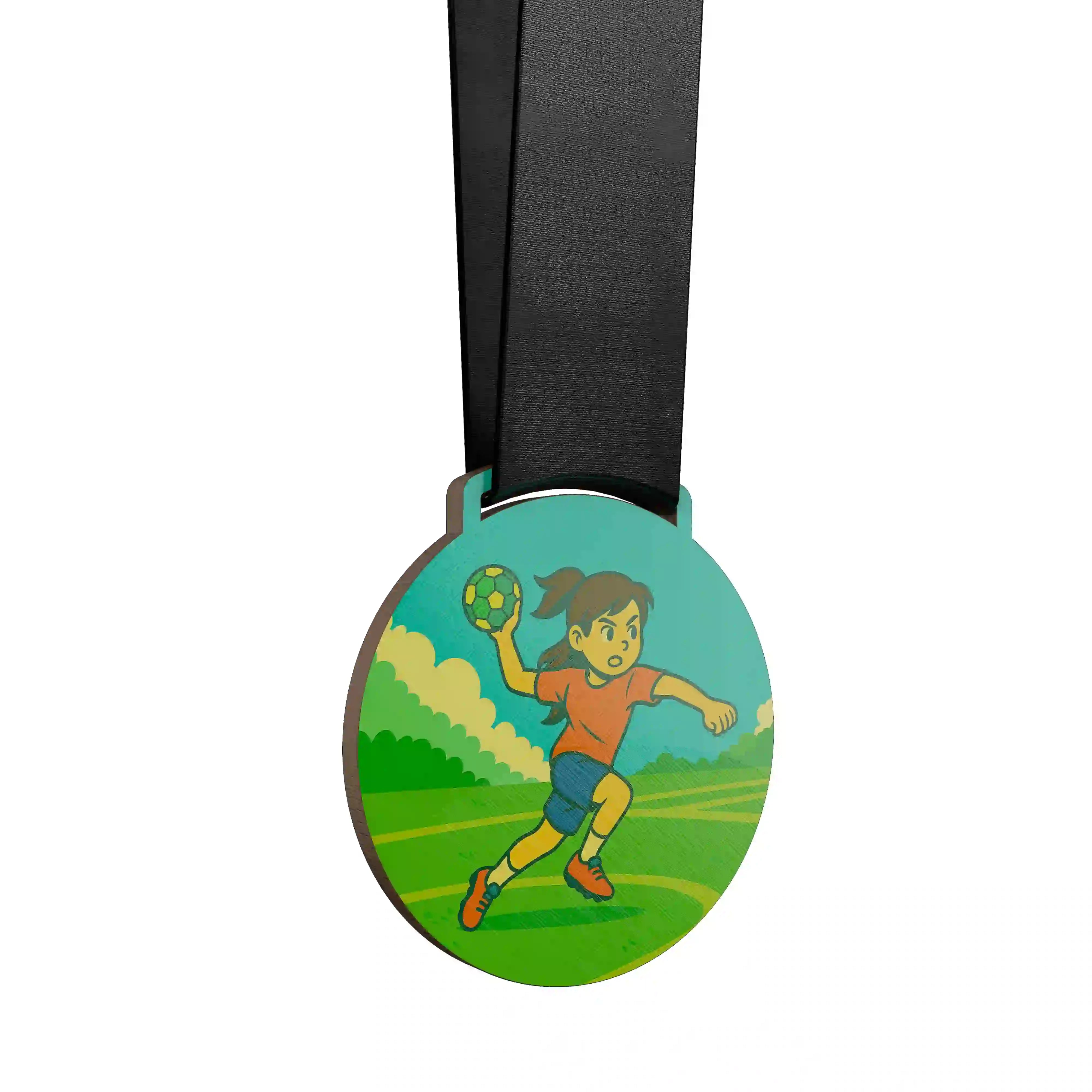médaille handball fille