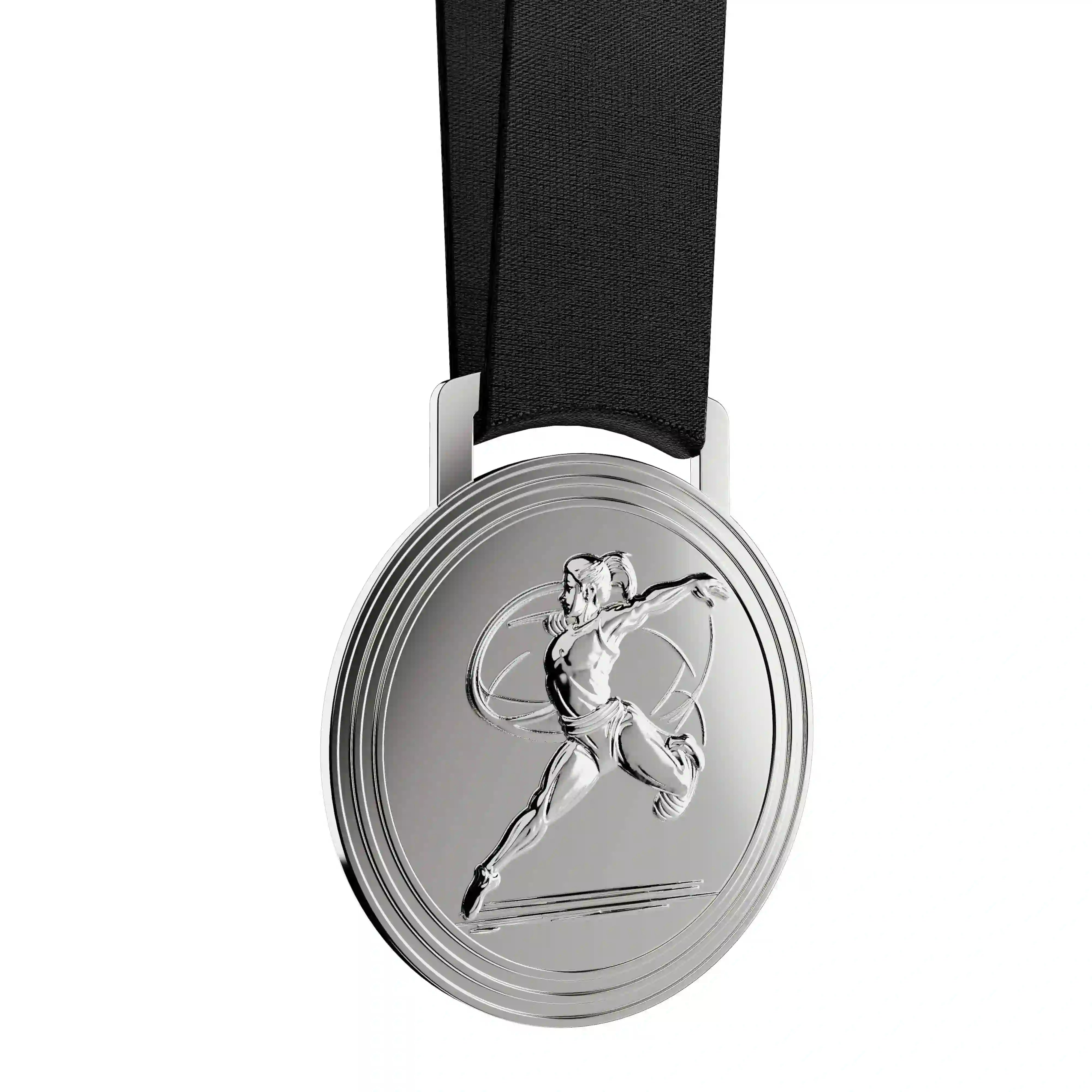 médaille argent d'une danseuse