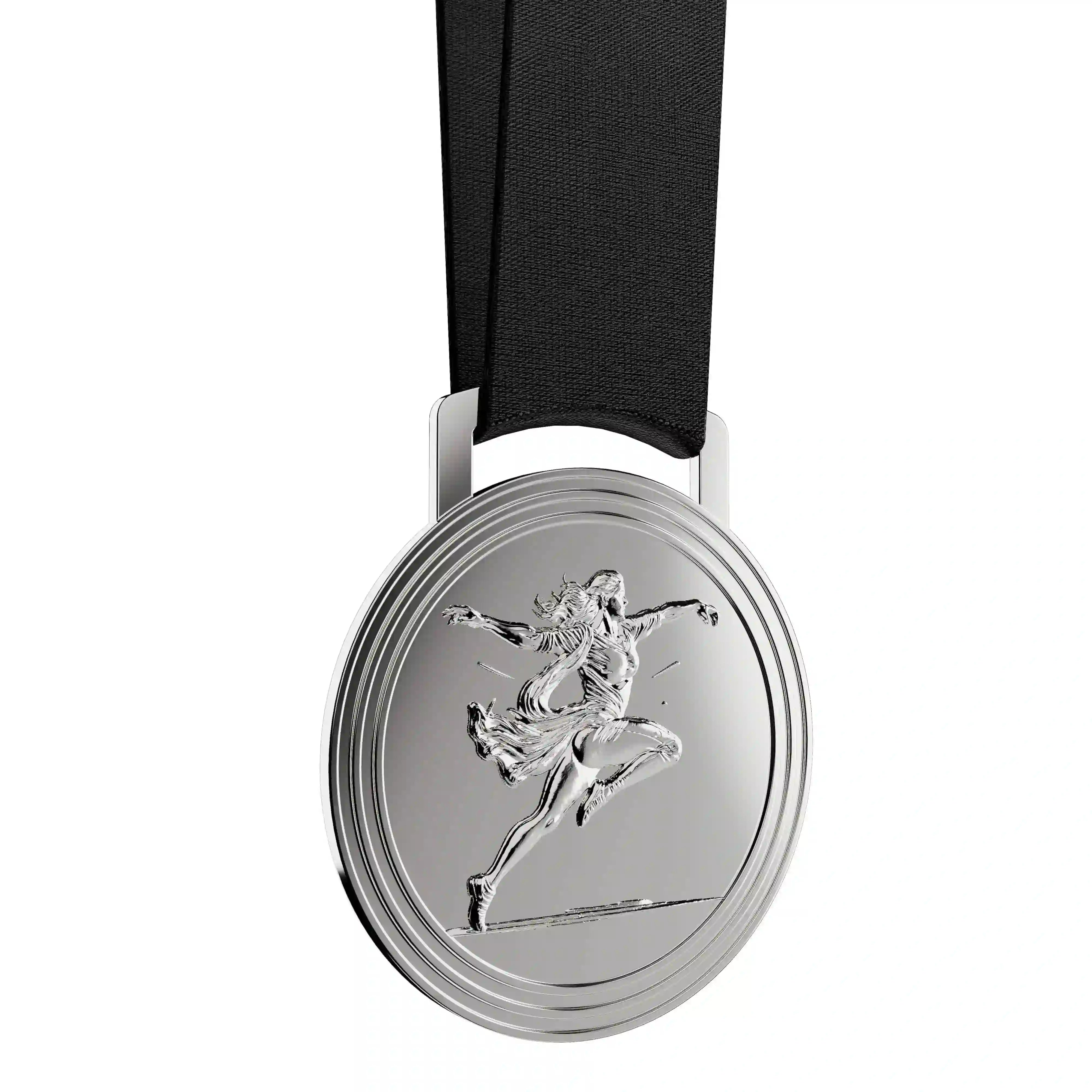 médaille argent d'une danseuse