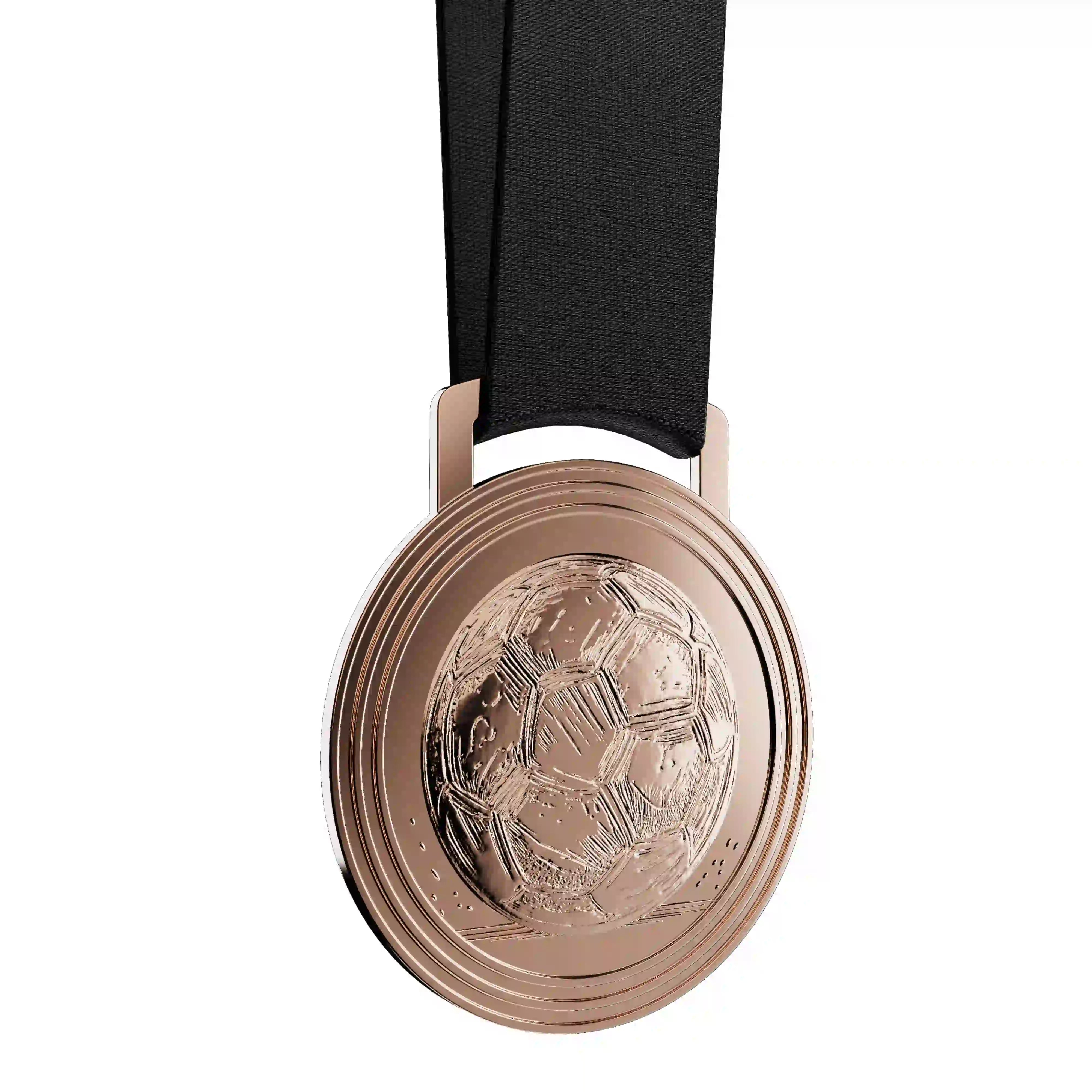 médaille bronze d'un ballon de football
