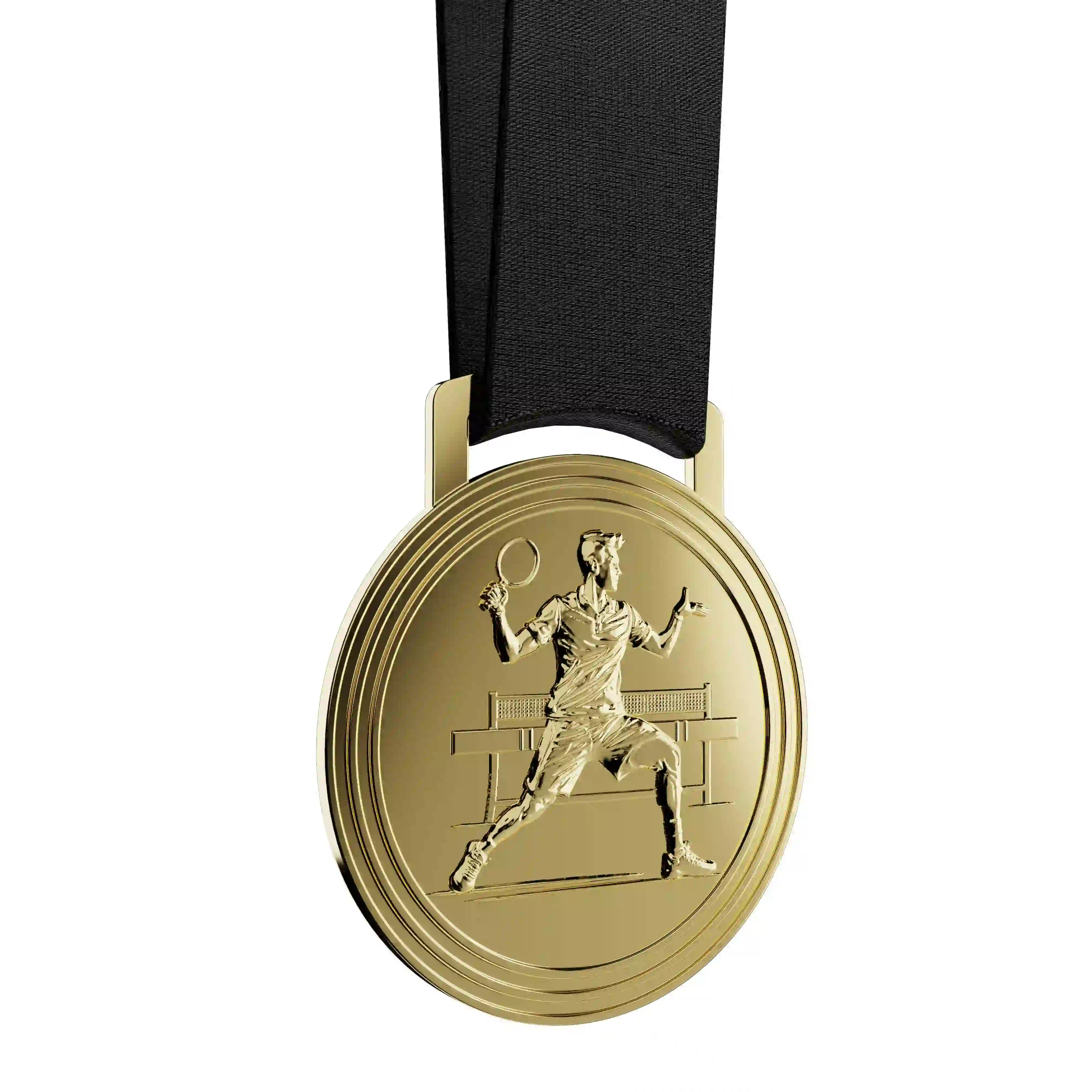 médaille en or d'un joueur de ping pong