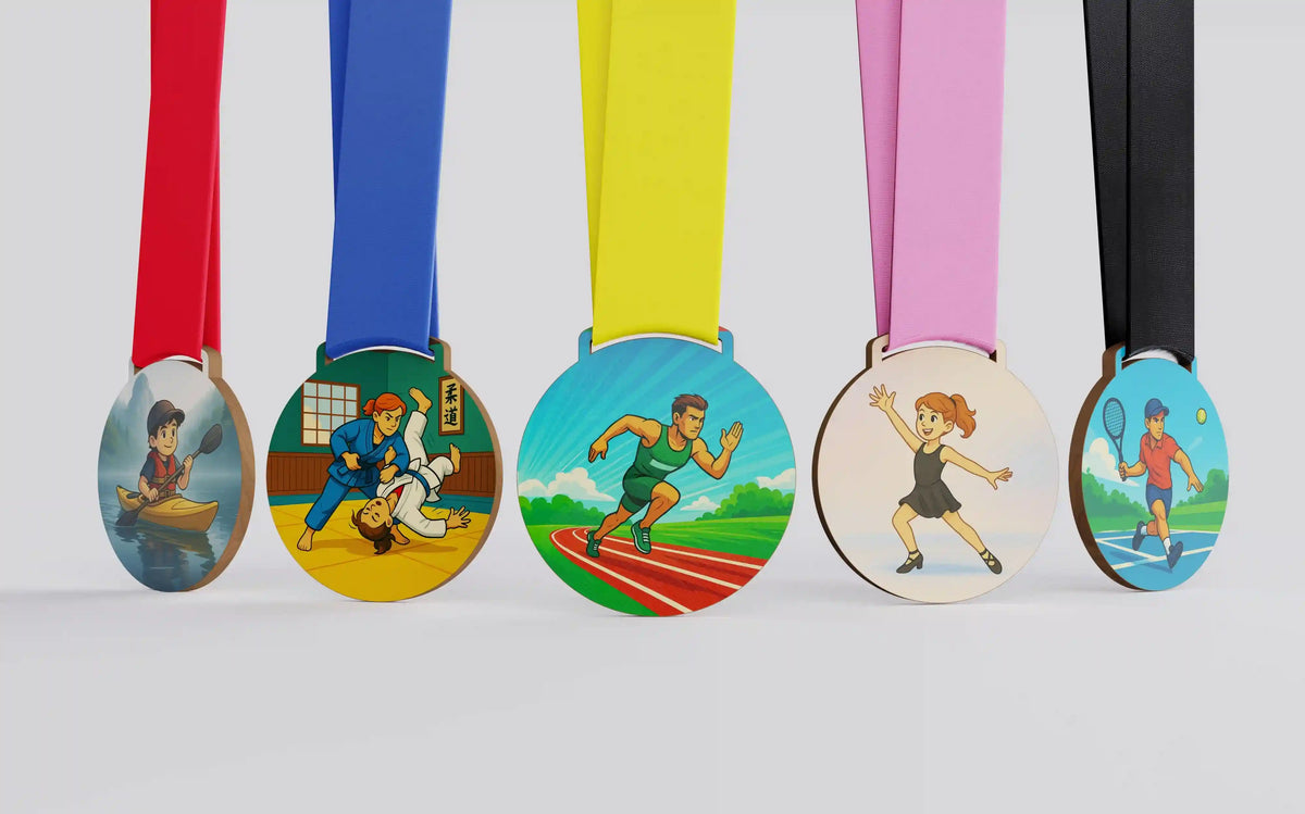 bannière médaille sportive
