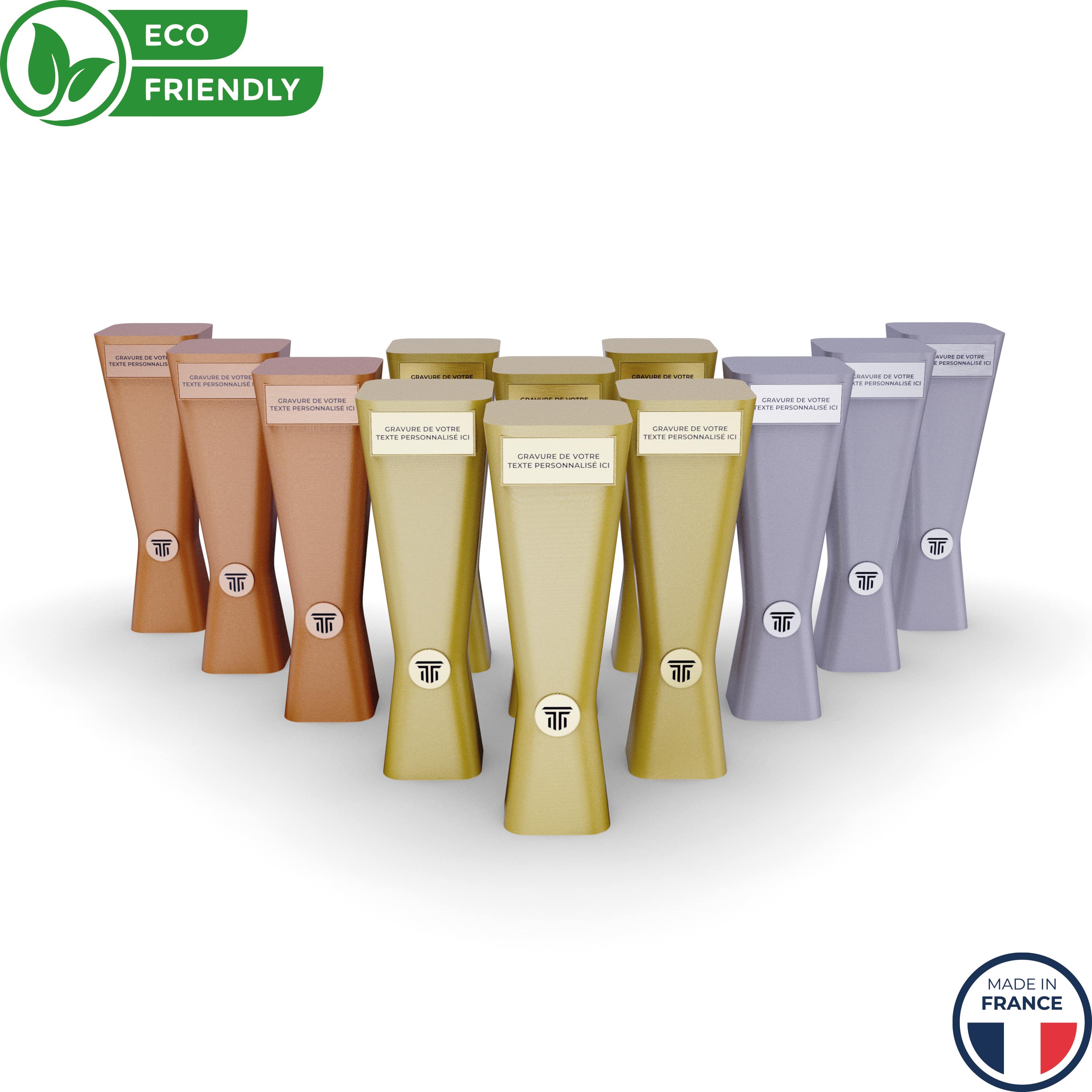 Trophée en lot de 12